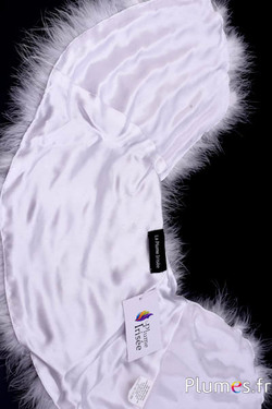 Cape pour enfant - 85 x 18 cm - blanc